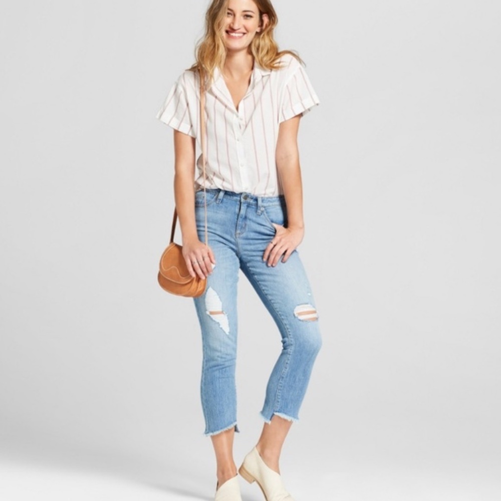 Universal Thread Short-Sleeve Button Down - image 1